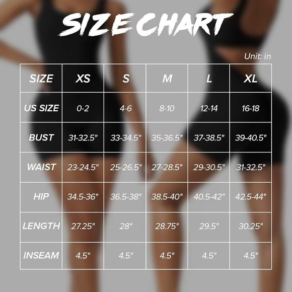 Women’s Butt Lifting Workout Romper Scrunch Bum With built in bra | Black | NEW - Picture 7 of 7